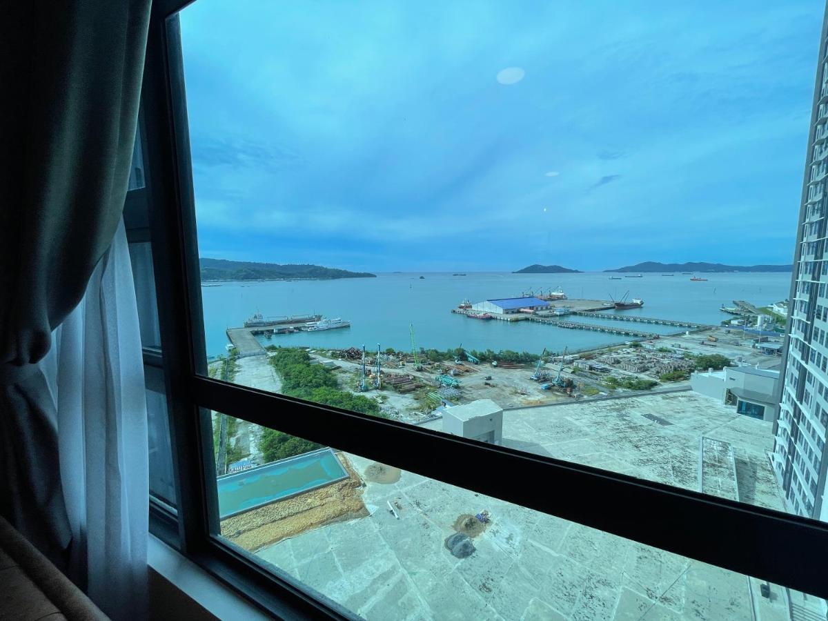 Seaview Luxury Condo Homestay 2Bed 2Bath Jesselton Quay By R2 Residence Kota Kinabalu Esterno foto